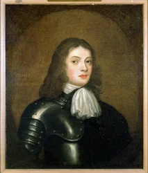 William Penn (1644-1718) in Rüstung, im Alter von 22 Jahren, 1666